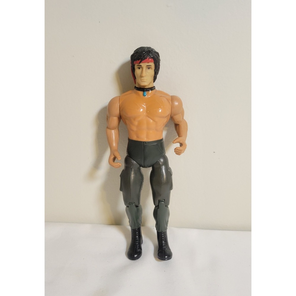 Vintage 1985 Rambo Force of Freedom Action Figure Coleco 6 inch John Rambo Toy